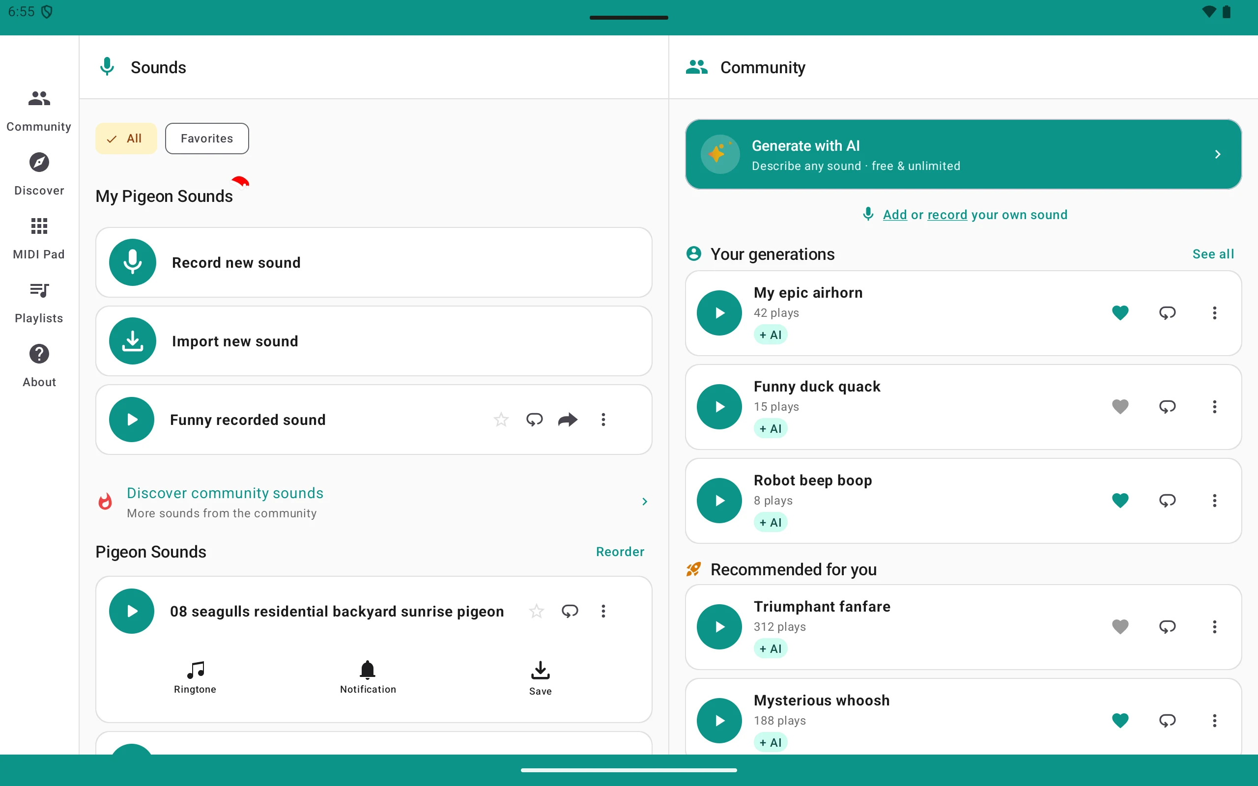 Pigeon Sounds & Cooing screenshot