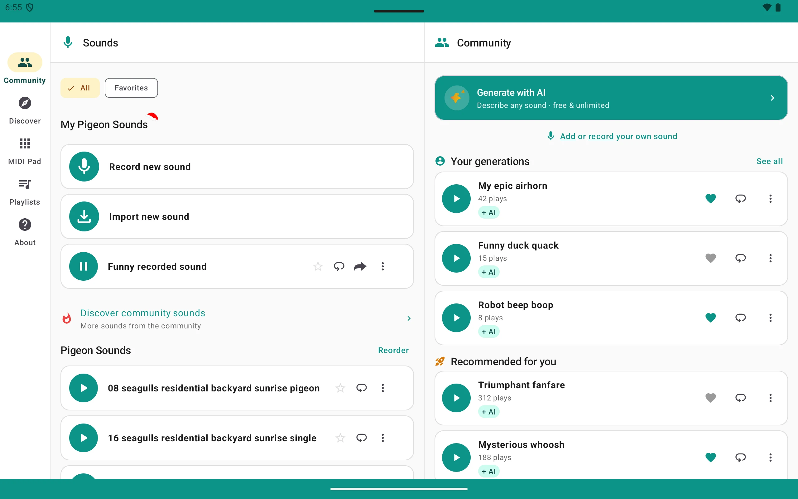 Pigeon Sounds & Cooing screenshot